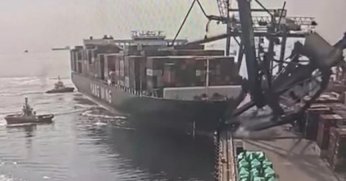 Milyonluk liman kazasının güvenlik kamera görüntüleri ortaya çıktı